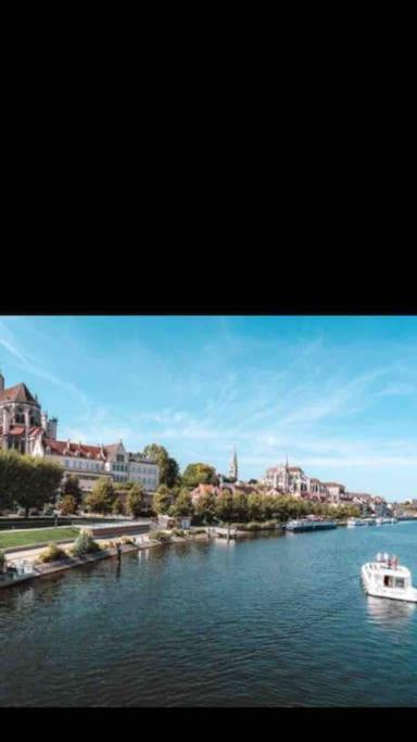 Bel Appart Au Bord De L'Eau Proche Gare Avec Wifi Auxerre Kültér fotó